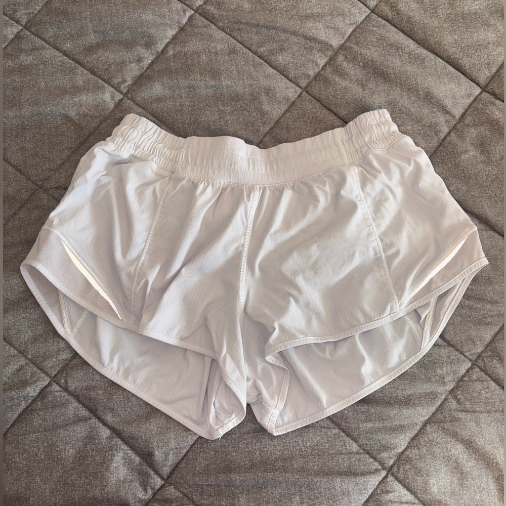COPY - White lululemon hotty hot shorts size 8 reg